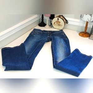 Miss Me Medium Wash Boot JP5110B3 Embellished 5 Pocket Jeans Pre-owned